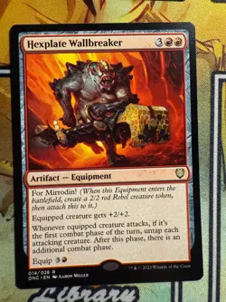 Hexplate Wallbreaker Commander: Phyrexia: All Will Be One (Non-Foil) #014 - Image 1