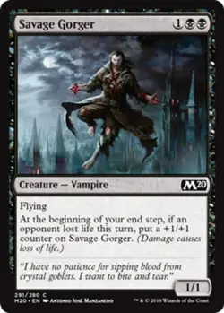 Savage Gorger - Planeswalker Deck Exclusive Light Play, English Magic the Gather - Image 1