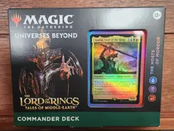 MTG LOTR Hosts of Mordor Commander Deck Magic Gathering Lord of the Rings NEW! - Image 1