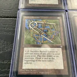 Lot of (4) 1995 Barbed Sextant Magic the Gathering MTG RARE - Image 4