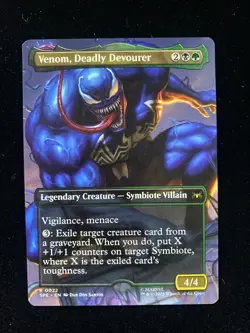 2025 Magic The Gathering MTG Marvel EN #R 0022 Venom Deadly Devourer AK001 - Image 1