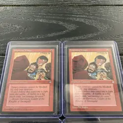 Lot of (4) 1995 Magic the Gathering Imposing Visage MTG RARE - Image 3