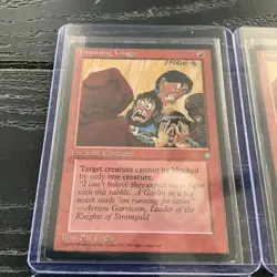 Lot of (4) 1995 Magic the Gathering Imposing Visage MTG RARE - Image 4