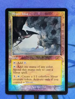 1x FOIL RETRO Sliver Hive, NM, MagicFest 2025 (PF25), Magic: the Gathering, MtG - Image 1