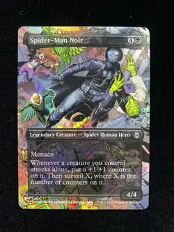 2025 Magic The Gathering MTG Marvel SPM EN #0204 Spider-Man Noir #1 AK001 - Image 1