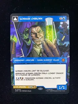 2025 Magic The Gathering MTG Marvel SPM EN #M 0220 NORMAN OSBORN AK001 - Image 1