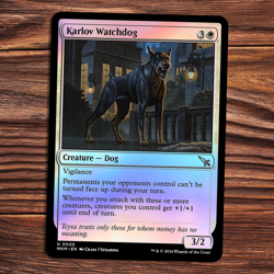 Karlov Watchdog - FOIL - Murders at Karlov Manor - Magic the Gathering - Image 1