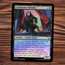 Clandestine Meddler - FOIL - Murders at Karlov Manor - Magic the Gathering - Image 1