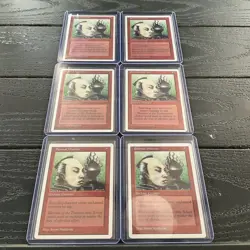 Lot of (6) 1995 Eternal Warrior Magic the Gathering 5th Edition RARE - Image 1