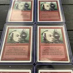 Lot of (6) 1995 Eternal Warrior Magic the Gathering 5th Edition RARE - Image 3