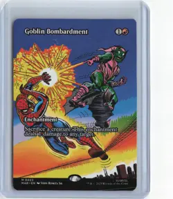 MTG Spider-Man Borderless Goblin Bombardment M 0023 Eternal Legal - Image 1