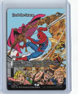 MTG Spider-Man Feed The Swarm Regular Borderless Eternal Legal #0019 - Image 1