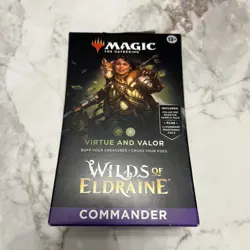 [SEALED] Magic The Gathering Wilds of Eldraine Commander Deck - Virtue and Valor - Image 1