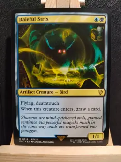 Baleful Strix - Final Fantasy Commander - NM (see pics) MTG - Image 1