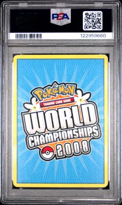 2008 POKEMON WORLD CHAMPIONSHIPS PROMO PSYCHIC LOCK #101 JOLTEON-GOLD STAR PSA 3 - Image 2