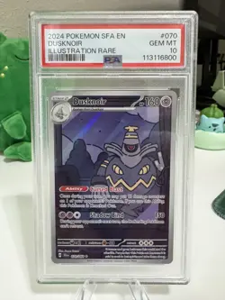 Dusknoir 070/064 - Pokemon Shrouded Fable Illustration Rare PSA 10 Pokemon TCG - Image 3