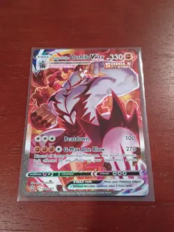 Pokemon TCG Urshifu VMAX SWSH Battle Styles Single Strike 168/163 - Image 1