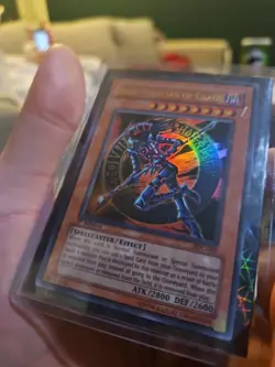 Dark Magician Of Chaos 1996 1st Edition Rare Foil Holo Yugioh Card IOC-065 - Image 3