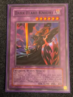 Yu-Gi-Oh! Dark Flare Knight DCR-017 1st Edition Super Rare Near Mint - Image 1