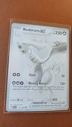 Pokemon TCG Reshiram EX White Flare Mint-Near Mint Condition Card 174/086 BWR - Image 1