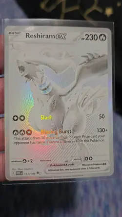 Pokemon TCG Reshiram EX White Flare Mint-Near Mint Condition Card 174/086 BWR - Image 2