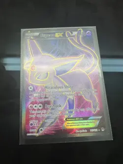 Pokemon TCG Espeon EX Holo Full Art Ultra Rare Card 117/122 XY Breakpoint - Image 3