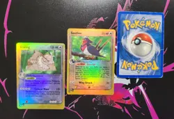 🔥Pokemon TCG Ruby & Sapphire 2 Card SET of SWELLOW & SLAKING LP +Sandstorm MP🔥 - Image 3