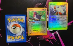 🔥Pokemon TCG Ruby & Sapphire 2 Card SET of SWELLOW & SLAKING LP +Sandstorm MP🔥 - Image 5