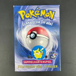 Pokemon Base Set 2-Player Base Starter Set 1999 In German Trading Card Game WOTC - Image 1