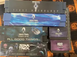 Star Trek CCG Lot of Card Storage Boxes & Slipcovers All Good Things Anthology - Image 5