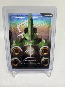 Gundam Card Game Newtype Rising Unicorn Gundam Resource R-006 C+ Foil Alt Art - Image 1