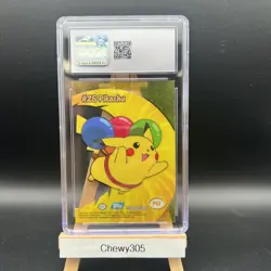 2000 Topps Pokemon Pikachu TV Animation Clear Cards Gem Mint #PC1 PSA CGC 10 - Image 2