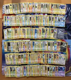 Vintage Pokemon Card Lot Fire Absol Blastoise Dragonair Etc 300+ NM - Image 1