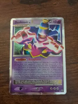 Pokemon TCG Dusknoir LV.X Stormfront Holo Rare Card 96/100 HP - Image 1