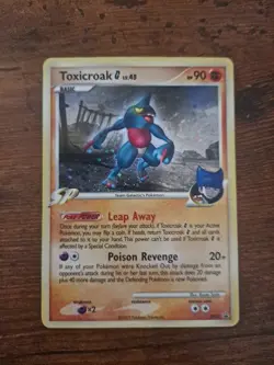 Toxicroak G DP41 Diamond and Pearl Holo Pokemon TCG Card - Image 1