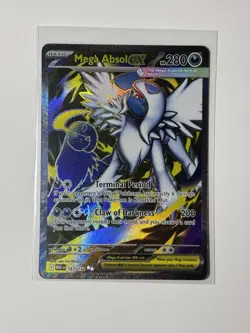 Pokemon TCG - Mega Evolution 4 Card Lot Psyduck Promo, Mega Absol ex UR, & More - Image 4