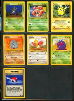 1999 Pokemon JUNGLE & FOSSIL Set COMPLETE Unlimited Edition COMMON Cards Lot NM+ - Image 4