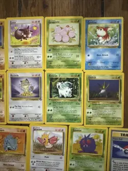 1999 Pokemon JUNGLE Set COMPLETE Unlimited Edition COMMON Only Cards Lot 49-64 - Image 3