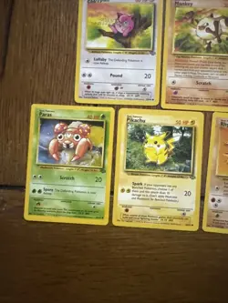 1999 Pokemon JUNGLE Set COMPLETE Unlimited Edition COMMON Only Cards Lot 49-64 - Image 4