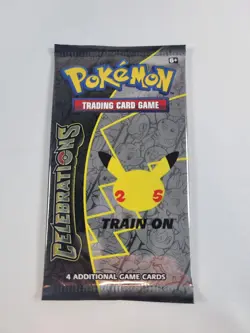 Pokemon Celebrations Booster Pack - 4 Card Pack - Factory Sealed TCG Authentic 4 - Image 1