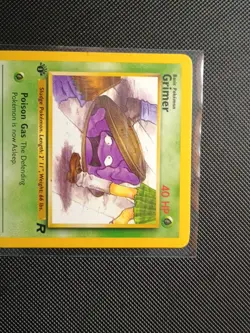 Pokemon Grimer 57/82 LP 1st Edition Team Rocket, Vintage Pokemon Cards - Image 2