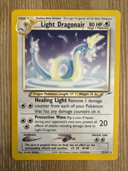 Light Dragonair - 22/105 - Pokemon Neo Destiny Unlimited Rare Card WOTC LP - Image 1