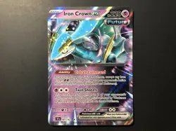 Iron Crown EX [LP] - Pokemon Card Game (Temporal Forces #081/162) Ultra Rare - Image 1