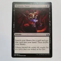 Magic the Gathering - Demonic Tutor - Duel Decks: Divine vs. Demonic - NM - Image 1