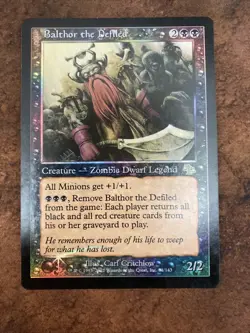 MtG Judgment BALTHOR THE DEFILED FOIL Magic the Gathering - Image 1