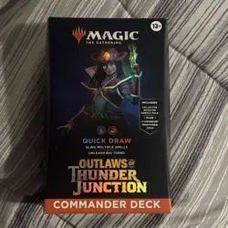Quick Draw Commander Deck, New Sealed, Outlaws of Thunder Junction - Image 1