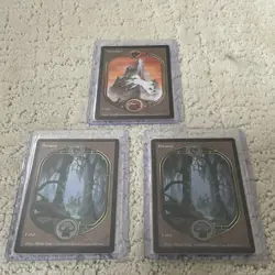 Lot of (3) Swamp And Mountain (UGL) Unglued nm MTG Rare - Image 1