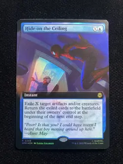 2025 Magic The Gathering MTG Marvel EN #R 0249 Foil Hide on the Ceiling AK001 - Image 1