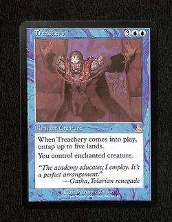 Magic The Gathering - Treachery - Urza's Destiny - Reserved List Near Mint - Image 1