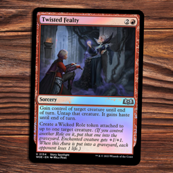 Twisted Fealty - FOIL - Wilds of Eldraine - Magic the Gathering - Image 1